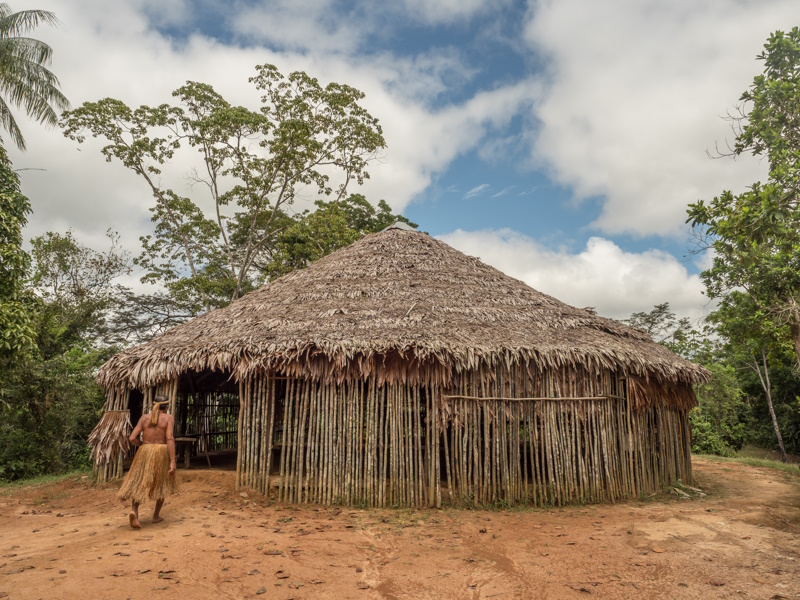 Inheems dorp bij Iquitos