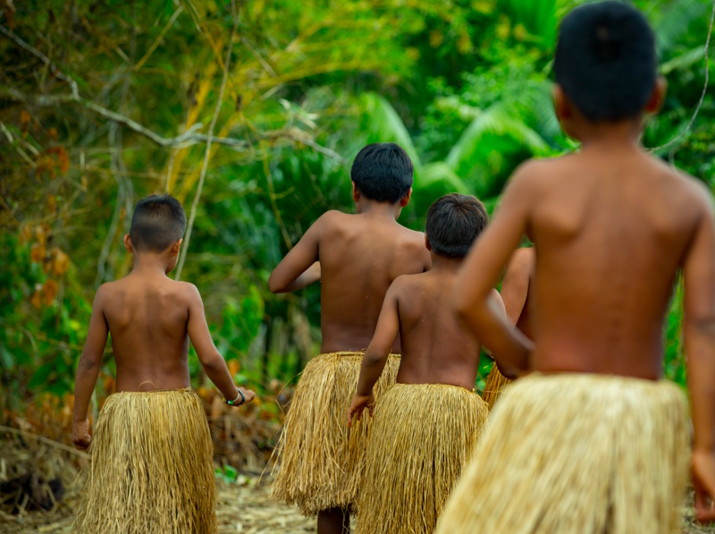 Inheemse stam bij Iquitos