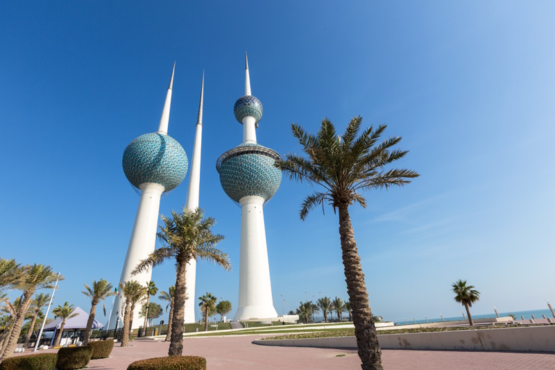 Kuwait Towers in Koeweit