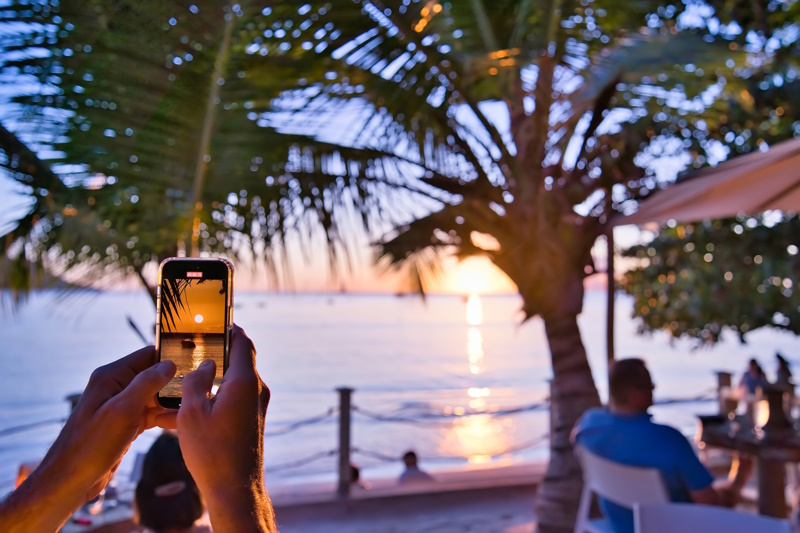 Beau Vallon strand Seychellen