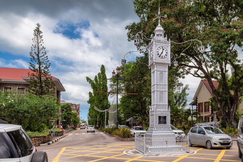 Seychellen Victoria klokkentoren