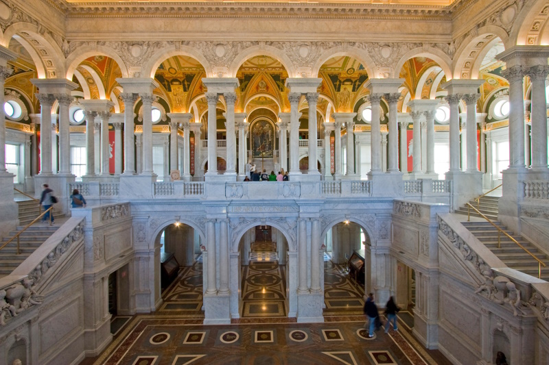 Entree Library of Congress in Washington DC