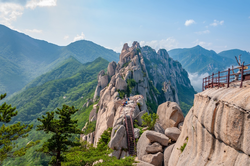 Rotsen Seoraksan National Park Zuid-Korea