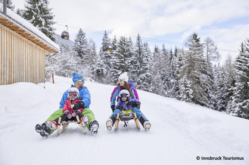 Innsbruck winter rodelen