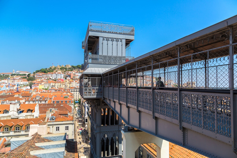 Elevador Santa Justa Lissabon