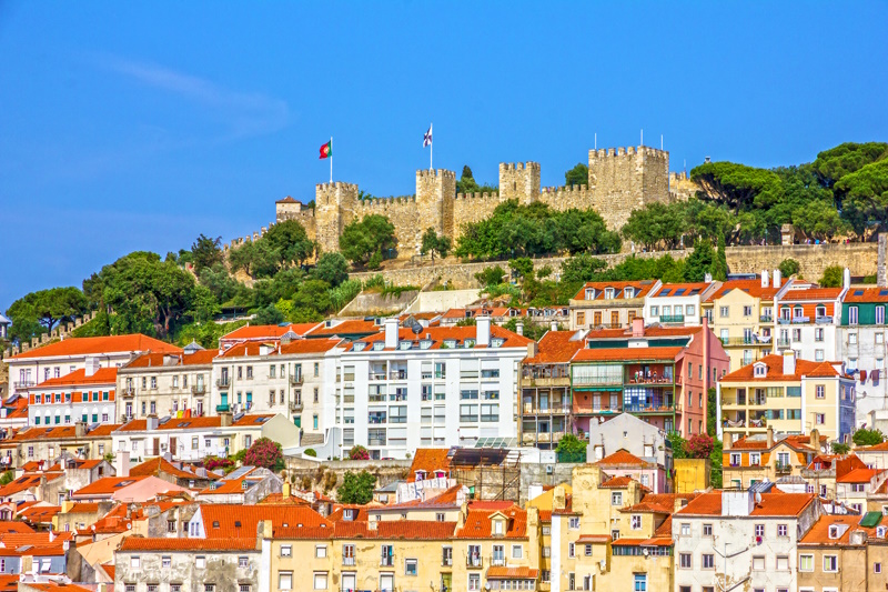 Kasteel van Sint-Joris in Lissabon