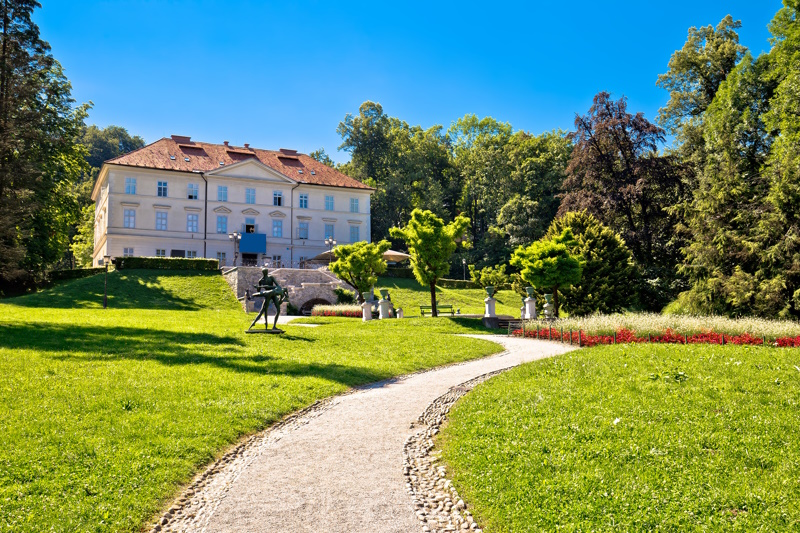 Tivoli kasteel in Ljubljana