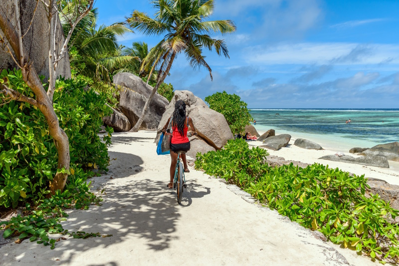 Eiland La Digue Seychellen