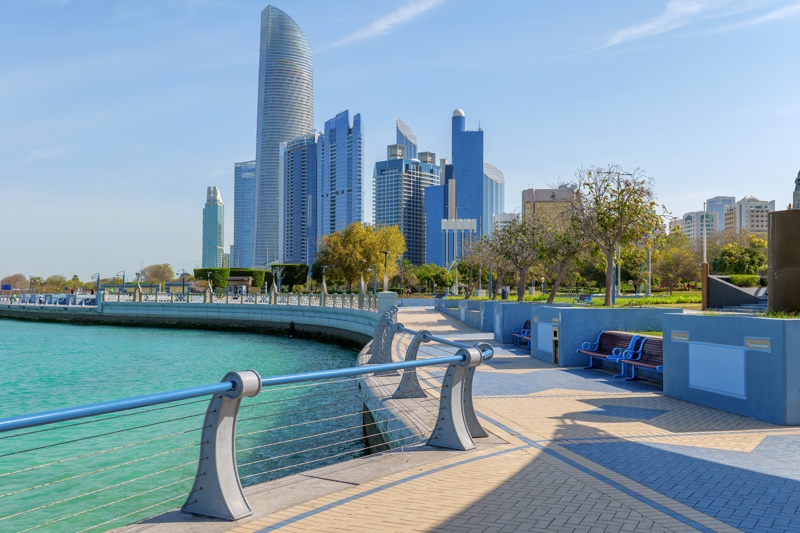 Corniche in Abu Dhabi