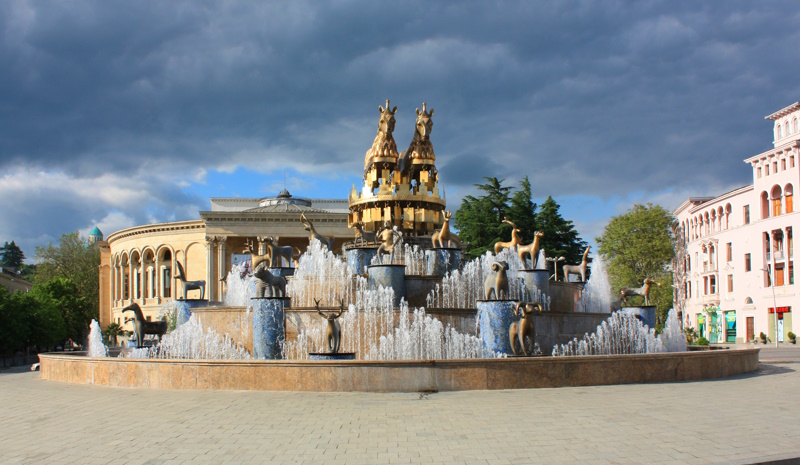 Georgië Kutaisi fontein