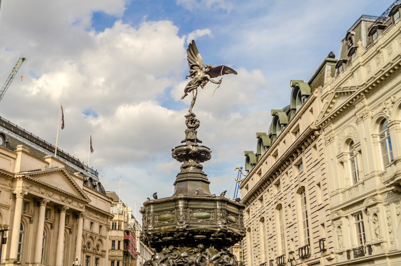 Standbeeld Piccadilly Circus Londen