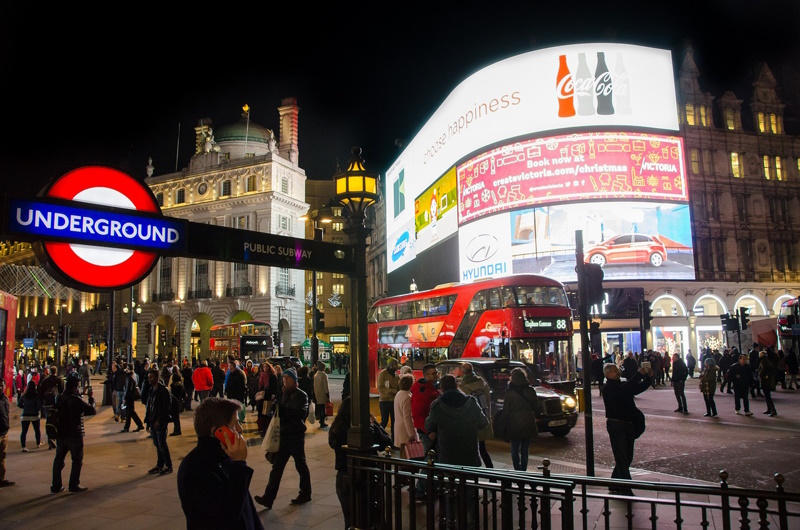 Piccadilly Circus in Londen