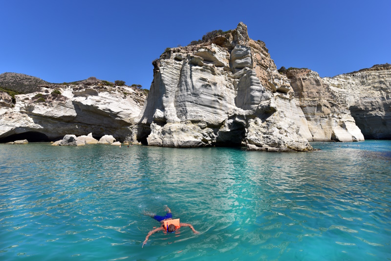 Milos snorkelen