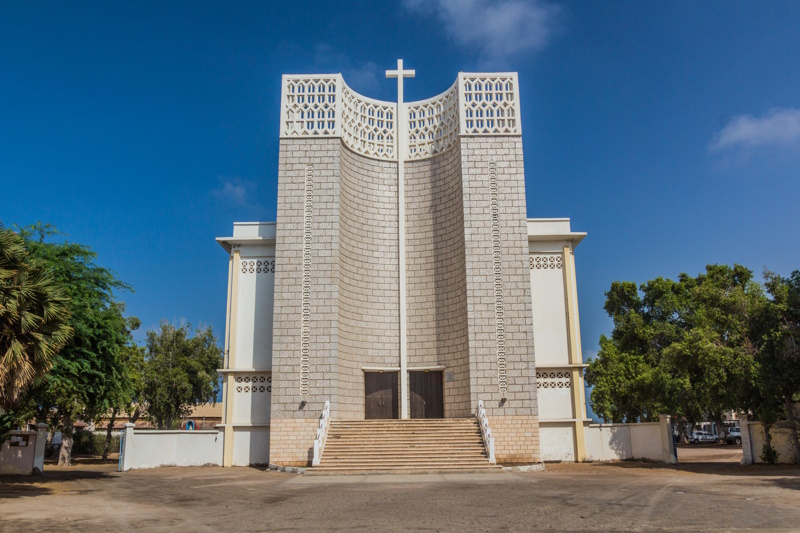 Djibouti-Stad kathedraal