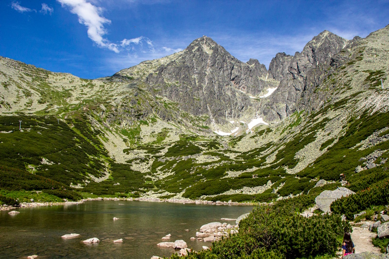 Lomnický Štít in Hoge Tatra