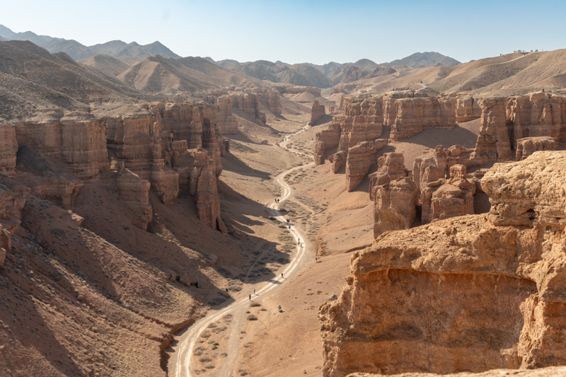 Charyn Canyon in Kazachstan