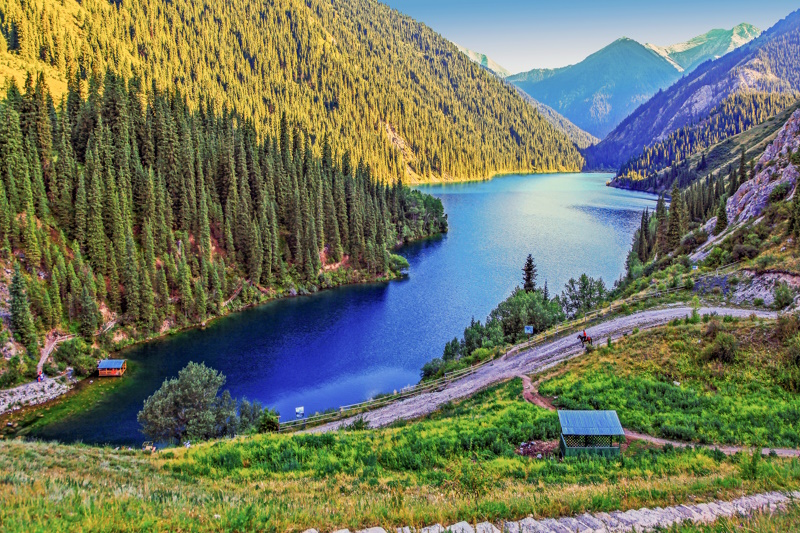 Kolsay meer in Kazachstan