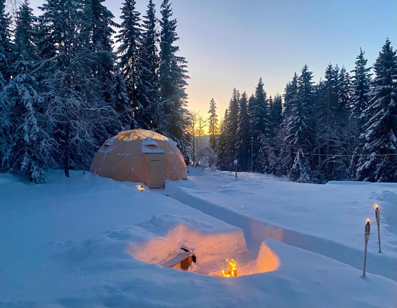 Dome Glamping in Lillehammer