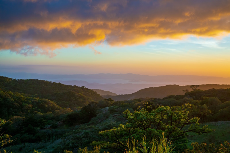 Monteverde zonsondergang