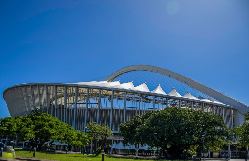 Stadion Durban in Zuid-Afrika