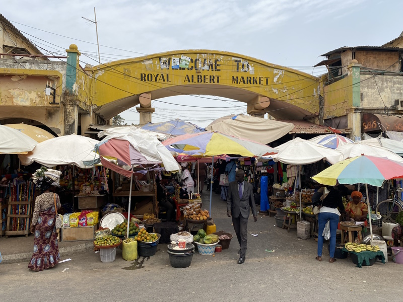 Albert Market in Banjul