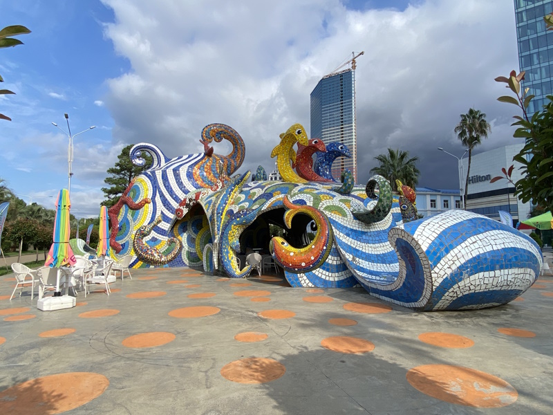 Batumi boulevard octopus