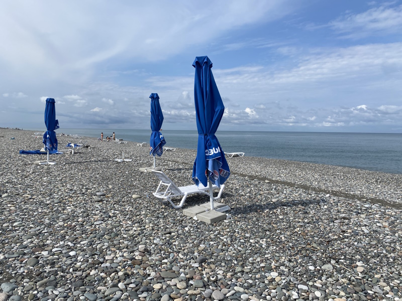 Batumi strand kiezels