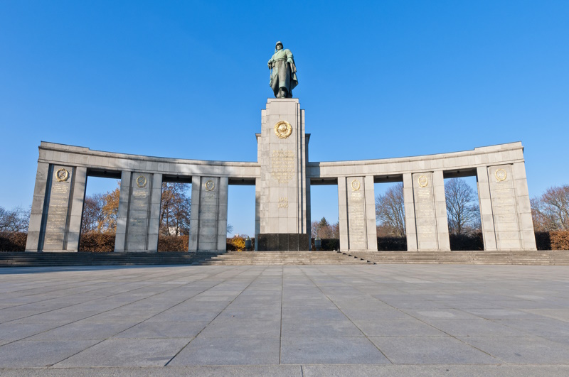 Sovjet-monument in Tiergarten Berlijn