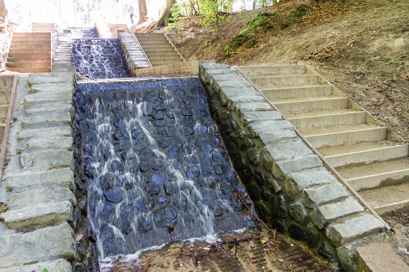 Loenense waterval in Gelderland