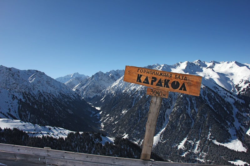 Kirgizië Karakol skigebied