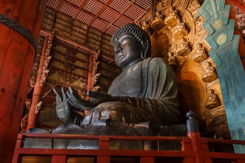 Boeddhabeeld Todaji tempel Nara