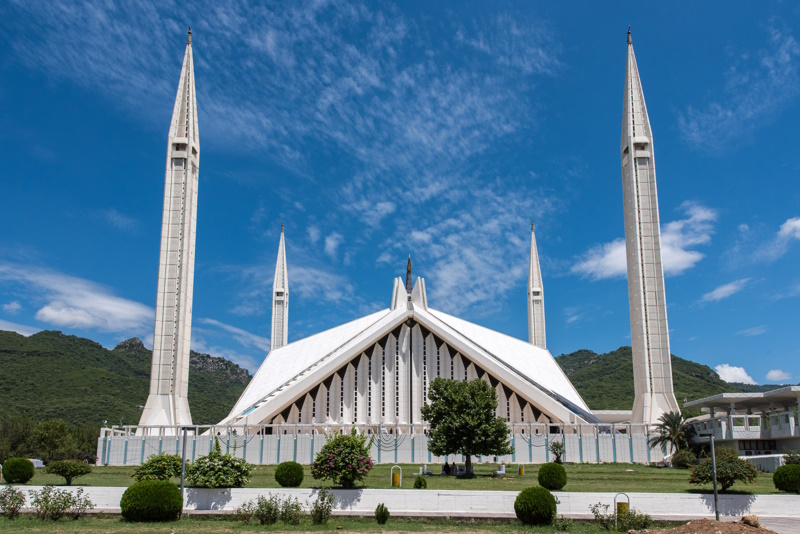 Faisal-moskee in Islamabad Pakistan