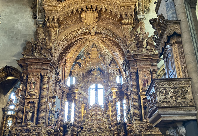 Houtsnijwerk Kerk van San Francisco in Porto