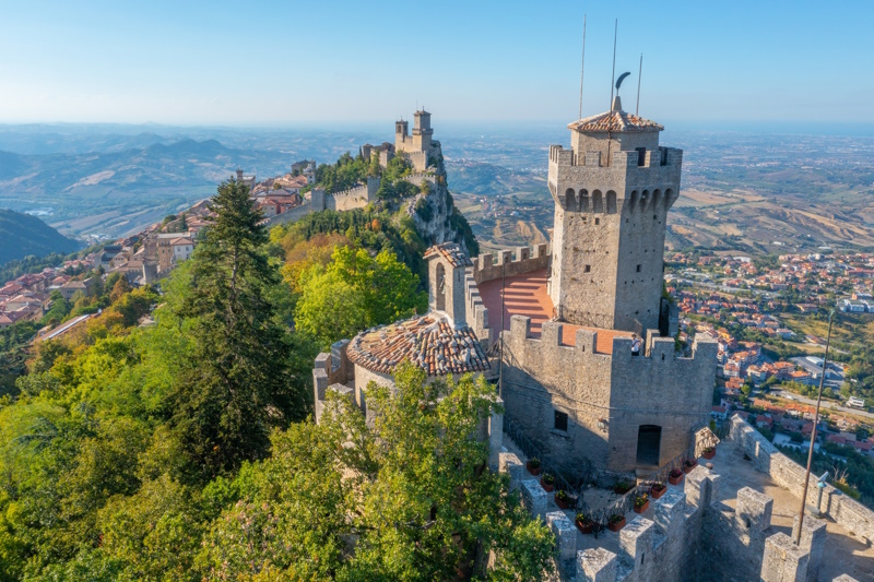 San Marino drie torens