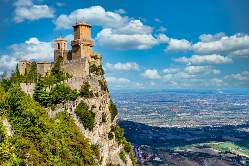 Guaita toren in San Marino