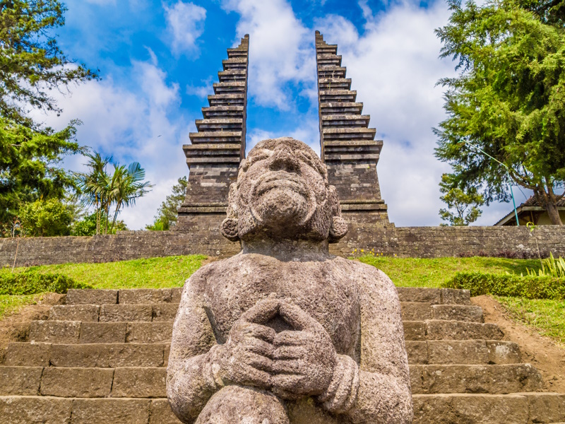 Candi Cetho tempel bij Solo