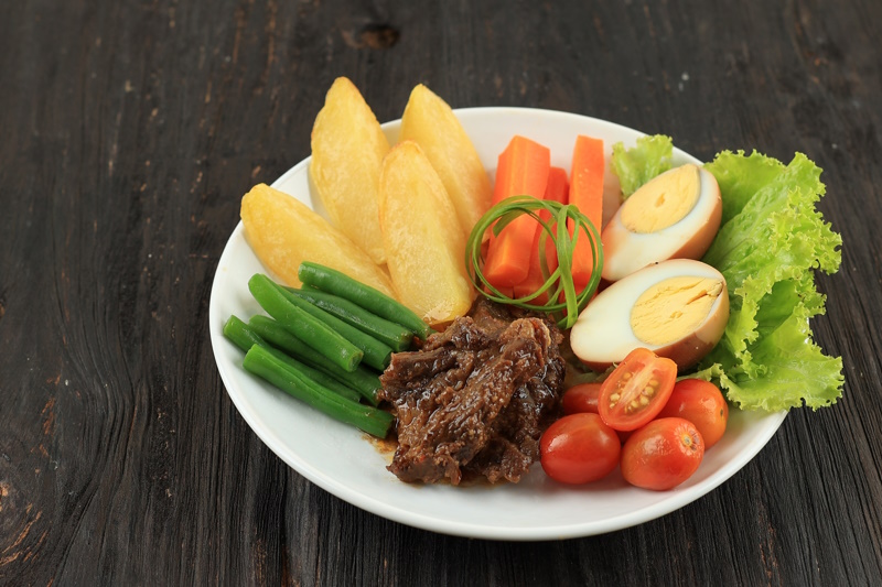 Solo selat rundvleesgerecht