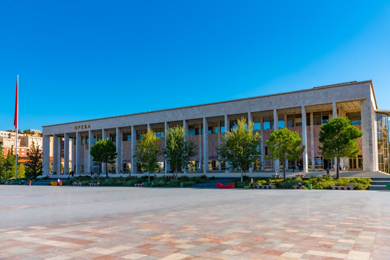 Paleis van Cultuur in Tirana