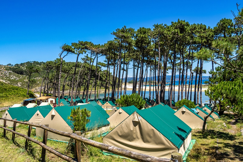 Camping Cies-eilanden bij Vigo