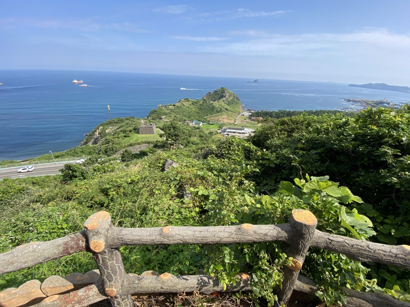 Jeju Sanbangsan uitzicht