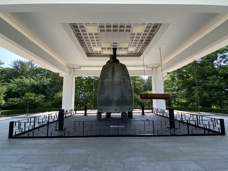 Bronzen bel in National Museum in Gyeongju