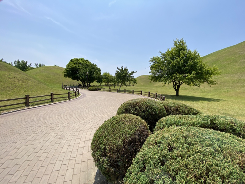 Gyeongju grafheuvels wandelpad