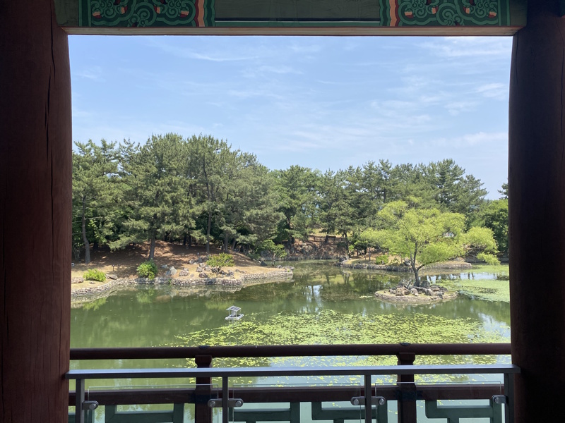 Wolji-vijver in Gyeongju