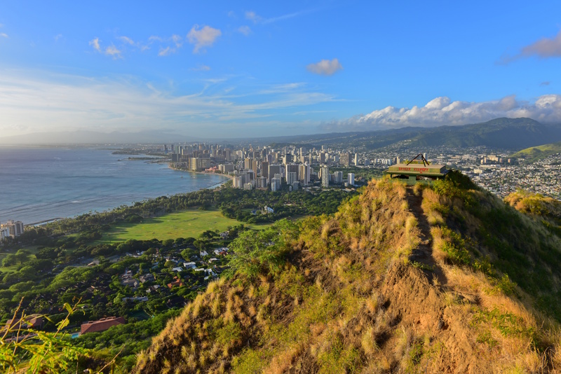 Uitzicht Diamond Head Hawaii