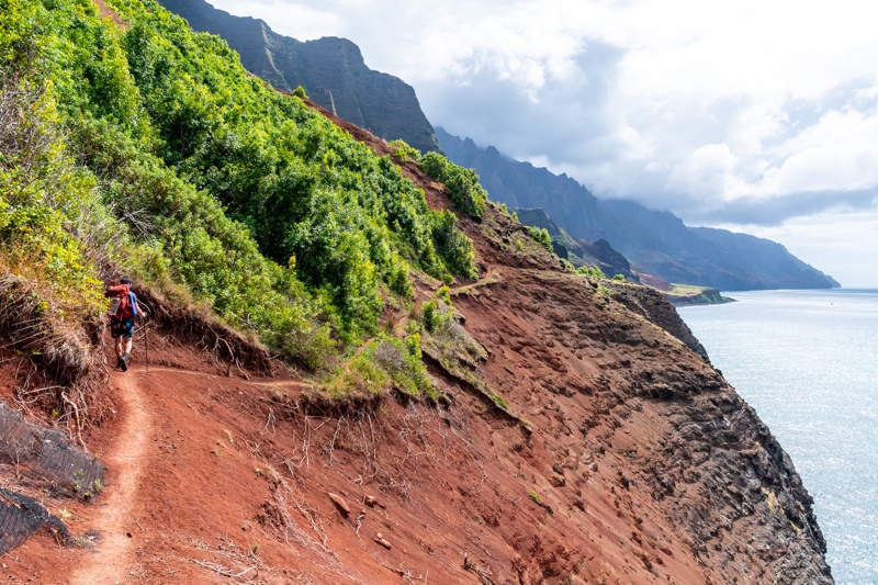 Kalalau Trail in Hawaii