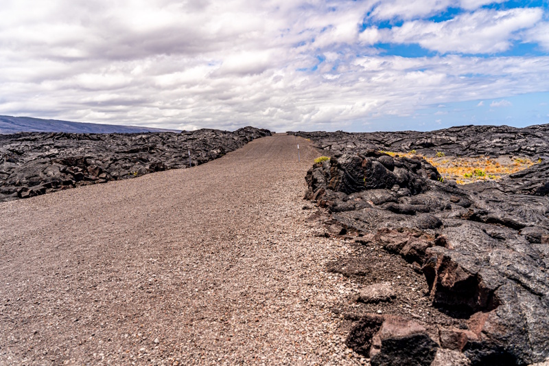 Hawaii Volcanoes National Park weg