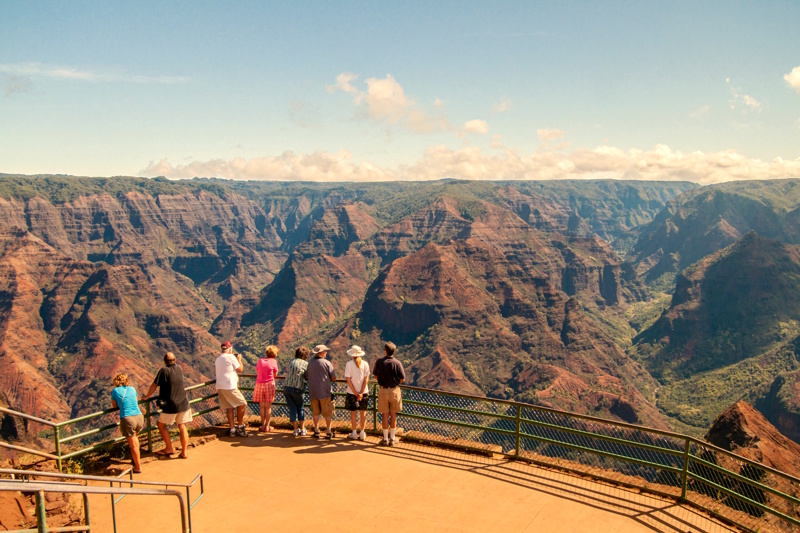 Uitzicht Waimea Canyon Hawaii