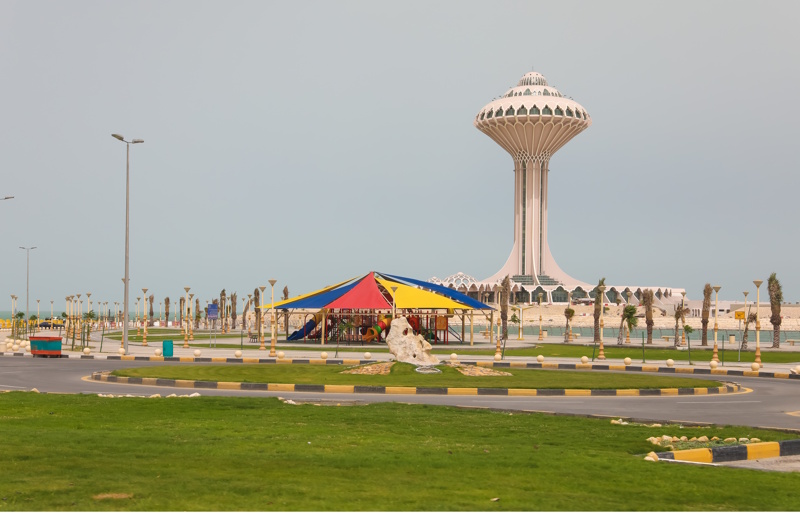 Dammam luchthaven in Saoedi-Arabië