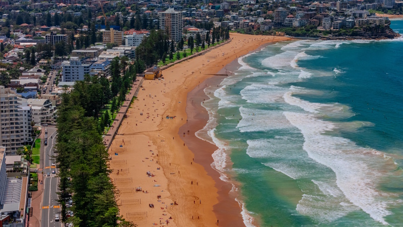 Australië surfen Manly Beach