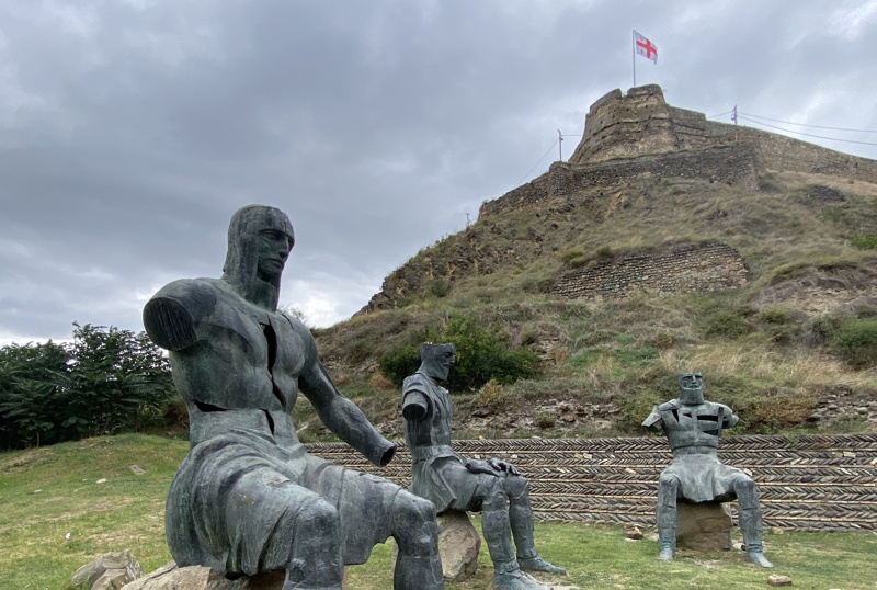 Monument Georgische oorlogshelden in Gori